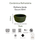 Aparelho de Jantar Verde Escuro Rústico Cerâmica 24-36 Peças