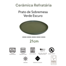 Aparelho de Jantar Verde Escuro Rústico Cerâmica 24-36 Peças