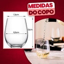 Kit 12 Copos de Vidro 450 ml – Design Moderno, Redondo, Resistente e Transparente | Para Bebidas, Drinks, Suco, Refri