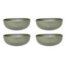 Conjunto de Bowl Verde Escuro Matte 500ml Cerâmica 4-6 Peças