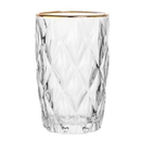Jogo 6 Taças Diamante Bico De Jaca Diamond Sobremesa 310ml Fio de Ouro ESOLHA SEU MODELO