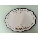 Jogo Americano para mesa posta, tema (branco/verso Bege) Elegante.IMPERMEÁVEL. Premium. kit com 2,4,6, 8… unidades.