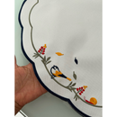 Jogo Americano para mesa posta, tema (branco/verso Bege) Elegante.IMPERMEÁVEL. Premium. kit com 2,4,6, 8… unidades.