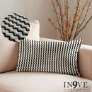Kit 2 Capas de Almofada Decorativa Formato Bisnaga 26x44cm Sofá Cama Sala Quarto