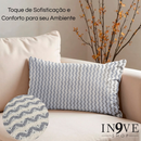 Kit 2 Capas de Almofada Decorativa Formato Bisnaga 26x44cm Sofá Cama Sala Quarto