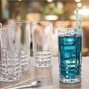 Jogo De Copos 6un Vidro Cristal Moonstone 360ml Kehome 88009