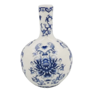 Vaso Decorativo Em Porcelana Luxo Estilo Oriental
