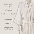 Roupão De Hotel Spa Clínica Algodão Hotelaria Macio Branco
