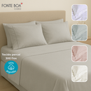 Jogo de Cama Lençol 4 Peças 100% Algodão 300 Fios Percal Casal Queen King Essence Habitat
