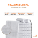 Kit 5 Toalhas De Rosto Algodão Para Salão - Europa