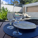 Jogo 12 Taças de Vidro Premium Resistente para Vinho e Água 465ml - Design Moderno Drink Coquetel