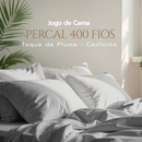 Jogo Lençol 400 Fios 3 Pçs Extra Macio - Coleção Day by Day Conforto