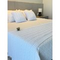 Kit Peseira Cama Casal Queen King Manta de Tricot + 2 Capas de Almofada Para Cama Sofá Decoração FI