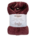 Roupão Plush Flannel Fleece Lady Feminino Manga Longa Luxo Toque Aveludado Com Bolso Premium Appel