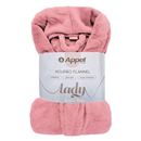 Roupão Plush Flannel Fleece Lady Feminino Manga Longa Luxo Toque Aveludado Com Bolso Premium Appel