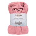 Roupão Plush Flannel Fleece Lady Feminino Manga Longa Luxo Toque Aveludado Com Bolso Premium Appel