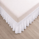 Saia Box Para Cama Box (Casal Padrão ) Com 2 Elástico BRANCA