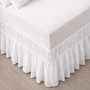 Saia Box Para Cama Box (Casal Padrão ) Com 2 Elástico BRANCA