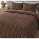 cobertor fofão canelado queen 3 peças, cobertor mede 2.40m x 2.60m e 02 fronhas mede 0.50cm x 0.70cm