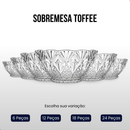 Kit Bowls de Vidro 150ml Toffee Tigela Sobremesa Petisqueira | Transparente Mesa Posta 6 a 24 Peças