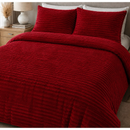 cobertor fofão canelado queen 3 peças, cobertor mede 2.40m x 2.60m e 02 fronhas mede 0.50cm x 0.70cm