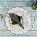 Kit Mesa Posta Econômico - Jogo Americano Sousplat com Guardanapo Para Mesa de 2 , 4 e 6 Lugares