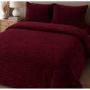 cobertor fofão canelado queen 3 peças, cobertor mede 2.40m x 2.60m e 02 fronhas mede 0.50cm x 0.70cm