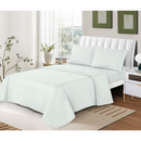 Jogo de Cama 4 Peças Lençol Sobrelençol Fronhas 300 Fios Casal Queen King Delicatta Detalhe Bordado