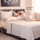 Gran Hotel Jogo De Cama 100% Algodão 600 Fios