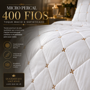 Colcha Cobre Leito Luxo Edredom Micropercal 400 Fios Ultra Macio