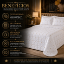 Colcha Cobre Leito Luxo Edredom Micropercal 400 Fios Ultra Macio