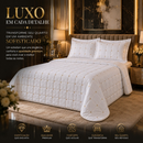 Colcha Cobre Leito Luxo Edredom Micropercal 400 Fios Ultra Macio