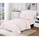 Jogo de Cama 4 Peças Lençol Sobrelençol Fronhas 300 Fios Casal Queen King Delicatta Detalhe Bordado