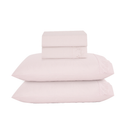 Jogo de Cama 4 Peças Lençol Sobrelençol Fronhas 300 Fios Casal Queen King Delicatta Detalhe Bordado