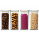 Kit Potes Herméticos Porta Mantimentos Organizador de Cozinha Transparente Com Trava BPA Free