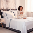 Gran Hotel Jogo De Cama 100% Algodão 600 Fios