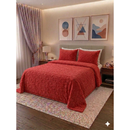 cobertor fofão canelado queen 3 peças, cobertor mede 2.40m x 2.60m e 02 fronhas mede 0.50cm x 0.70cm