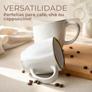 Jogo 6 Canecas Café Chá Ryo Maresia 260ml Oxford Porcelanas