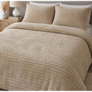 cobertor fofão canelado queen 3 peças, cobertor mede 2.40m x 2.60m e 02 fronhas mede 0.50cm x 0.70cm