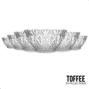 Kit Bowls de Vidro 150ml Toffee Tigela Sobremesa Petisqueira | Transparente Mesa Posta 6 a 24 Peças