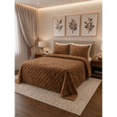 cobertor fofão canelado queen 3 peças, cobertor mede 2.40m x 2.60m e 02 fronhas mede 0.50cm x 0.70cm