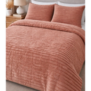 cobertor fofão canelado queen 3 peças, cobertor mede 2.40m x 2.60m e 02 fronhas mede 0.50cm x 0.70cm