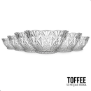 Kit Bowls de Vidro 150ml Toffee Tigela Sobremesa Petisqueira | Transparente Mesa Posta 6 a 24 Peças