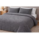 cobertor fofão canelado queen 3 peças, cobertor mede 2.40m x 2.60m e 02 fronhas mede 0.50cm x 0.70cm