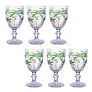 Jogo de Taças Água Palm Tree Colors 300ml Class Home 6pçs