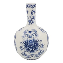 Vaso Decorativo Em Porcelana Luxo Estilo Oriental