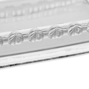 Kit de 2 peças: Manteigueira 17x10,5x10cm e Queijeira 19,5x13cm Cristal Coração com Tampa Lyor