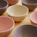 Kit 10 Tigelas Bowl Bambu Ecológico Cumbuca Sobremesa Bowls Tigela Alimentos