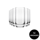 Jogo 12 Copos de Vidro Lights Suco Água Cerveja 300ml Nadir