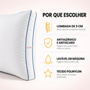Kit 2 Travesseiros Camesa Ergosoft 50x70 Macio Antialérgico Fibra Siliconizada Qualidade Premium